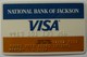 USA - Credit Card - VISA - National Bank Of Jackson - Exp 02/82 - Used - Cartes De Crédit (expiration Min. 10 Ans)