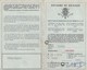 DOCUMENTO D'IDENTITA'  /  CARTE DE SEJOUR  - Documento  -  BELGIO _  Visti E Marche Da Bollo - Fiscal - Historical Documents