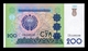 Uzbekistan Lot Bundle 10 Banknotes 200 Sum 1997 Pick 80 SC UNC - Ouzbékistan