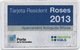 Carte De Resident 2013 : Roses Espagne 2013 - Other & Unclassified