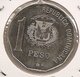 DOMINICAINE REPUBLIQUE 1 PESO 1990 RARO RARE MINTAGE 30 000 - Dominicaine