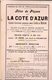 (chemins De Fer) PLM  Fêtes De Pâques Sur La Côte D'Azur   1910  CASSIS-MENTON  (PPP18763) - Europa