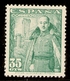 España Edifil 1026** Mnh  35 Céntimos Verde Castillo La Mota  1948/54  NL1355 - Nuevos