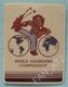 USSR / Badge / Soviet Union / UKRAINE. Boxing. Kickboxing. Martial Arts. World Championship. Brown Bear. 1989 - Lutte