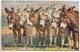 Old Colour Postcard, Weston-super-mare, Just A Line Souvenir Card, Donkeys. 1910. - Weston-Super-Mare