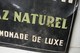 Lot. 1076. Panneau Publicitaire Des Sources Chevrons. Gaz Naturel Sa Limonade De Luxe. En Carton épais Sur Du Métal - Other & Unclassified