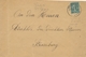 Semeuse N°130 Obl Cachet Allemand " PFASTATT ( OBERELS) 30/1/19sur Lettre Pour Strasbourg - Storia Postale