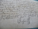 PICHON C. Conseiller Du Roi Pièce Signée Sur Velin 15/08/1568 Quitance De Bail Magasins Greniers De Sel - Autres & Non Classés