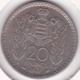 MONACO. 20 FRANCS 1947. LOUIS II. Cupro-nickel - 1922-1949 Louis II