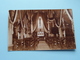 Kerk KASTER (Caster) Binnenzicht / Versiering Inhuldiging ( Fotokaart ) Anno 1920 / 30 ( Zie / Voir Photo ) ! - Eglises Et Couvents