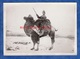 Photo Ancienne - MONGOLIA / MONGOLIE - Portrait D'un Cavalier Mongol - Contretype Ave Cachet Shimbun Reng - Places