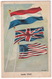 Lente 1945 - Vlaggekaart HOLLAND ENGELAND USA - (1946 - Nederland) - Oorlog 1939-45