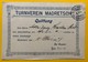 22115 - Biel Turnverein Madretsch Nachnahme Pour Biel 1917 (attention Pli) - Other & Unclassified