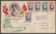 TONGA - NEW ZEALAND 1944 Queen Salote Silver Jubilee Pictorial FDC - Tonga (...-1970)