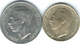 Luxembourg - Jean - 5 Francs - 1986 (KM60.2) & 10 Francs - 1974 (KM57) - Luxembourg