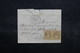 FRANCE - Lettre De Aix En Othe Pour Levallois Perret En 1870 , Affranchissement Napoléon En Paire, GC 40 - L 32600 - 1849-1876: Période Classique