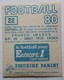 Vignette Autocollante Figurine Panini Football 80 équipe De Bastia 1980 Jean Louis Cazes N°22 - Edition Française