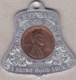 Médaille Souvenir Of WASHINGTON D.C. En Aluminium Avec One Cent 1930 - Otros & Sin Clasificación