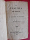 Les Psaumes De David Suivis De Cantiques Et De Prières. Valence, Marc Aurèle Frères, 1837 - 1801-1900