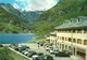 4336 "LAGO DI MALCIAUSSIA M.1800-ALBERGO VULPOT" ANIMATA - AUTO ANNI '50/60-TIMBRO ALBERGO-CART. POST ORIG..SPEDITA 1987 - Altri & Non Classificati