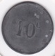 34. Hérault. Siran. Coopérative Les Vignerons Minervois . 10 Centimes, En Zinc - Monetary / Of Necessity