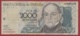 Venezuela 2000 Bolivares Du 29/10/1998 Dans L 'état - Venezuela