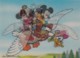 Disney Theme, Mickey Mouse And Minnie Ride Mother Goose, 3-D Lenticular C1960s/70s Vintage Postcard - Other & Unclassified