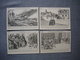 Lot De 4 Cartes Illustrées Signé CARLIER  -  Histoire De FRANCE  -  Numéros  45  -  46  -  47  -  48 - Geschichte