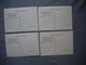 Lot De 4 Cartes Illustrées Signé CARLIER  -  Histoire De FRANCE  -  Numéros   79  -  80  -  81  -  82 - Histoire