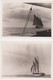 50PLC -trois Photos Photo Voilier Sans Indication T-lot Le Coz - Bateaux