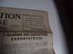 La Production Française,agricole Et Industrielle, Journal, 1 Er Oct 1933 - Autres & Non Classés