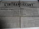 L'INTRANSIGEANT, Journal, 1 Er Avril 1905 - Autres & Non Classés