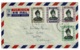 Ref 1304 - 1956 Airmail Cover Kuala Belait Brunei 51c Rate Scotland - Super 4 Colour Stamps Franking - Brunei (1984-...)