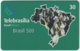 BRASIL I-469 Magnetic Telebrasilia - Map, Brasil - Used - Brazil