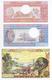 Central African Republic 3 Note Set 1980 COPY - Central African Republic