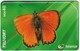 Norway - Telenor - Oransjegullvinge  Butterfly - N-208 - 07.2001, 47.000ex, Used - Norvège