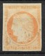 COLONIES GENERALES : CERES 40c ORANGE N° 13 OBLITERATION LOSANGE MQE MARTINIQUE - Ceres