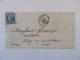 Lettre Sans Pli Senlis Vers Acy-En-Multien (Oise) - Beau Timbre YT N°14A - Cachet Type 22 Au Verso - GC 2874 - 1860 - 1849-1876: Classic Period