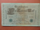 Reichsbanknote 1000 MARK 1910 CACHET VERT ALPHABET "F" (B.4) - 1000 Mark