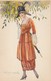 Art Deco ; BOMPARD ; Fashion Woman Portrait #20 , Umbrella , 1910-20s - Bompard, S.