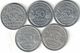 France Collection Of 5x 50 Centimes B & C Mints 1944-1947 All Listed & Different - Other & Unclassified