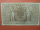 Reichsbanknote 1000 MARK 1910 CACHET VERT ALPHABET "G" (B.4) - 1000 Mark