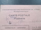 Frankreich 1946 POW Karte Kriegsgefangenlager St. Mard En Jalles Stempel Controle / Gebührenfrei - Cartas & Documentos