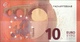 ! 10 Euro Currency, Money, Banknote F002G4, Draghi, EZB, ECB - 10 Euro