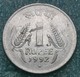 India 1 Rupee, 1992 Mintmark "*" - Hyderabad -4213 - Inde
