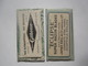 2x VINTAGE RAZOR BLADE - Lamette Da Barba