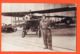 MON083 Carte-Photo ISTRES-AVIATION (13) NIEUPORT-DELAGE Dans Son Hangar Avec Pilote Ou Mécanicien Cpavion 1930s - Istres