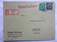 GERMANY 1941 Registered Berlin Lichterfelde Cover Sent To Fleurier Switzerland Censor Tape And Marks - Covers & Documents