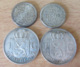 Pays-Bas - Lot De 4 Monnaies En Argent - 25 Cent. 1918 / 1941 - 1 Gulden 1954 / 1958 - TTB - Collections