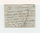 Sur Partie De Lettre Pour La Grossetière Par Les Sables D'Olonne Marque Linéaire Sauze. Taxe Manuscrite. (2406x) - 1701-1800: Précurseurs XVIII